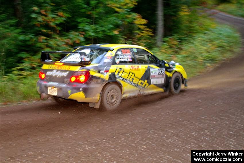 Colin Schulz / Jake Carlson Subaru WRX STi on SS6, Bob Lake II.