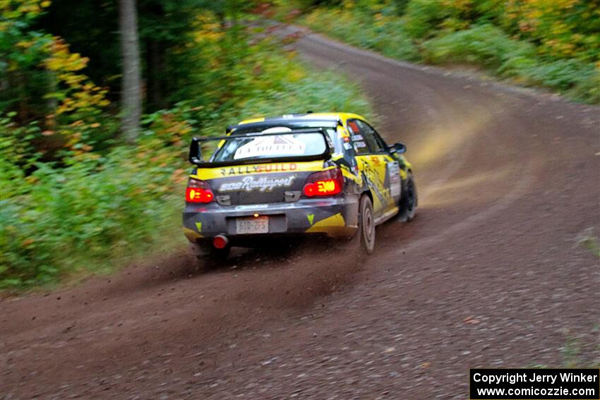 Colin Schulz / Jake Carlson Subaru WRX STi on SS6, Bob Lake II.