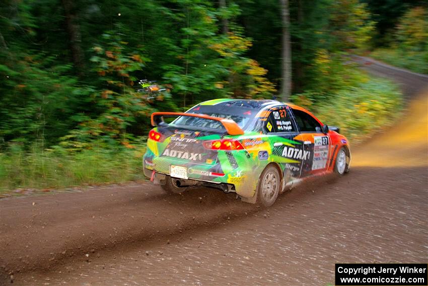 Sumit Panjabi / Michelle Rogers Mitsubishi Lancer Evo X on SS6, Bob Lake II.