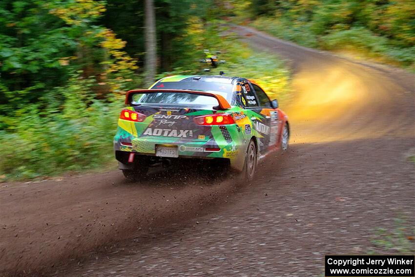 Sumit Panjabi / Michelle Rogers Mitsubishi Lancer Evo X on SS6, Bob Lake II.