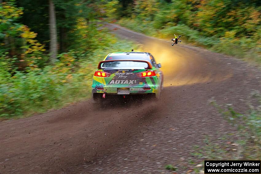 Sumit Panjabi / Michelle Rogers Mitsubishi Lancer Evo X on SS6, Bob Lake II.