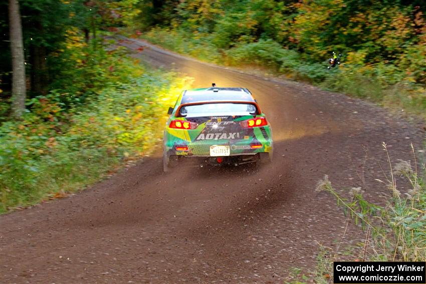 Sumit Panjabi / Michelle Rogers Mitsubishi Lancer Evo X on SS6, Bob Lake II.