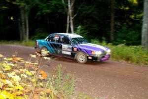 Michael Miller / Angelica Miller Mitsubishi Galant VR-4 on SS6, Bob Lake II.