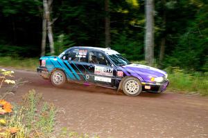 Michael Miller / Angelica Miller Mitsubishi Galant VR-4 on SS6, Bob Lake II.