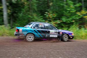 Michael Miller / Angelica Miller Mitsubishi Galant VR-4 on SS6, Bob Lake II.