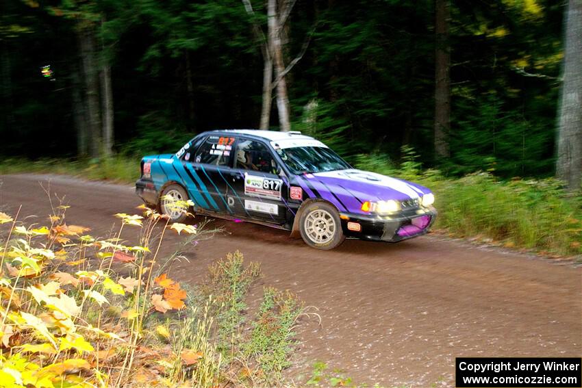 Michael Miller / Angelica Miller Mitsubishi Galant VR-4 on SS6, Bob Lake II.