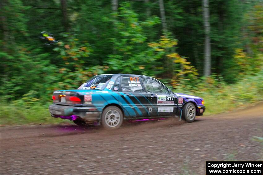 Michael Miller / Angelica Miller Mitsubishi Galant VR-4 on SS6, Bob Lake II.