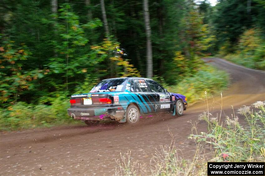 Michael Miller / Angelica Miller Mitsubishi Galant VR-4 on SS6, Bob Lake II.