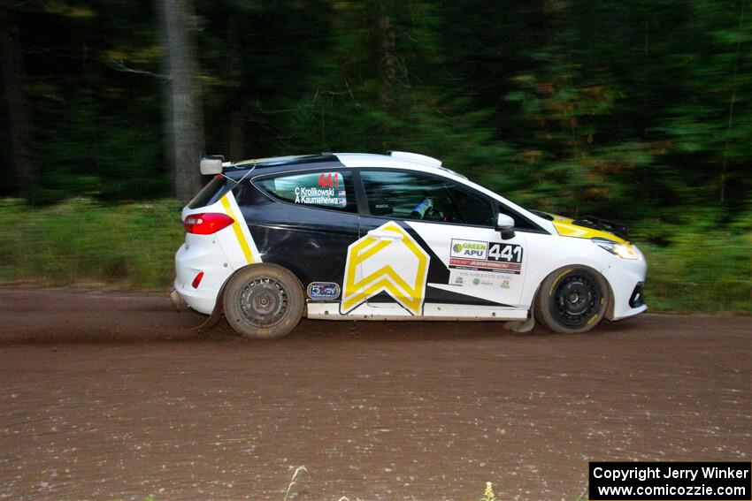 Al Kaumeheiwa / Cindy Krolikowski Ford Fiesta Rally3 on SS6, Bob Lake II.