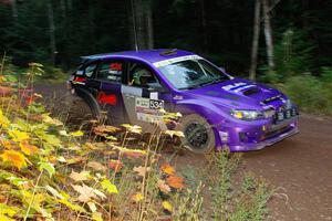 Silas Himes / Charlotte Himes Subaru WRX STi on SS6, Bob Lake II.