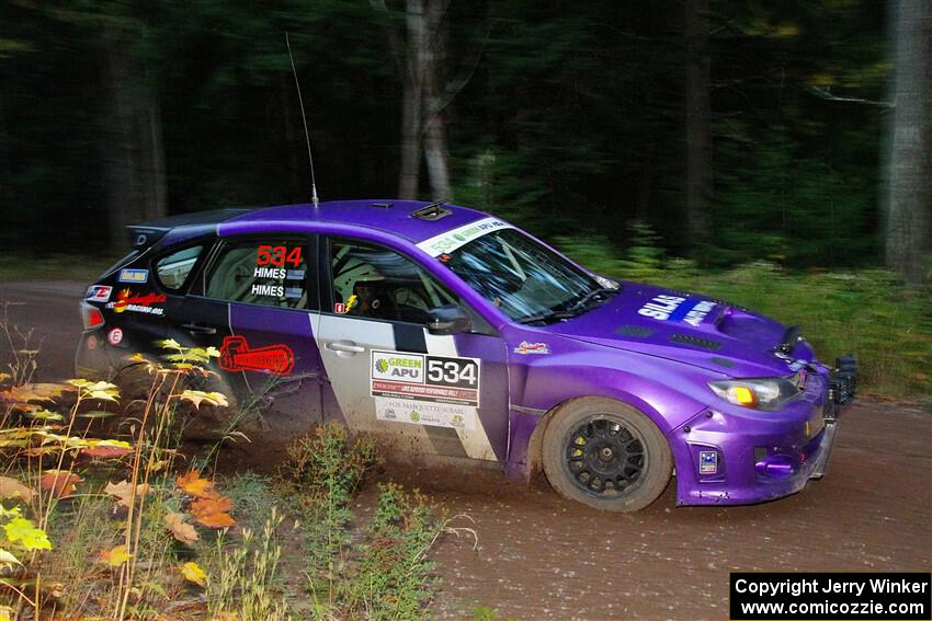 Silas Himes / Charlotte Himes Subaru WRX STi on SS6, Bob Lake II.