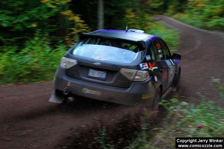 Silas Himes / Charlotte Himes Subaru WRX STi on SS6, Bob Lake II.