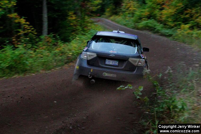 Silas Himes / Charlotte Himes Subaru WRX STi on SS6, Bob Lake II.