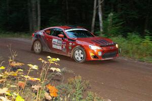 Chris Nonack / Sara Nonack Subaru BRZ on SS6, Bob Lake II.