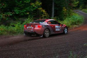 Chris Nonack / Sara Nonack Subaru BRZ on SS6, Bob Lake II.