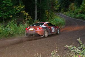 Chris Nonack / Sara Nonack Subaru BRZ on SS6, Bob Lake II.