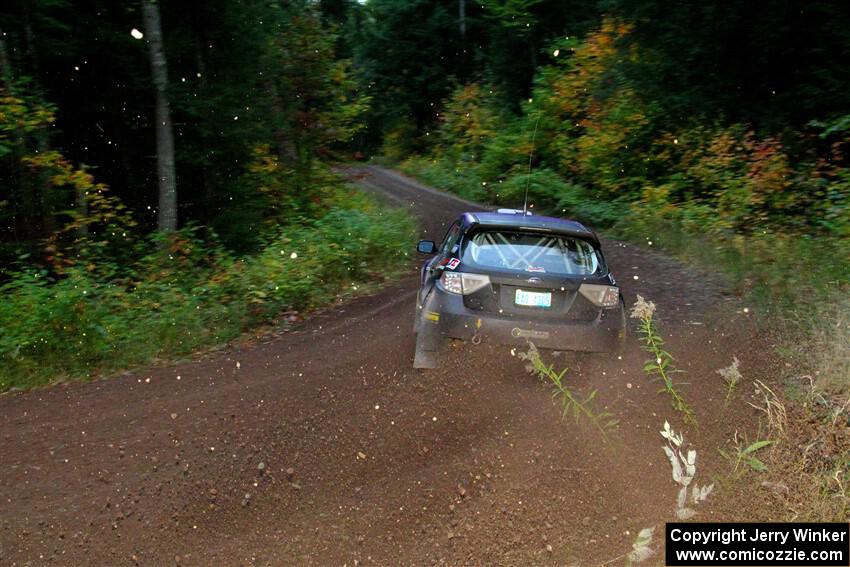 Silas Himes / Charlotte Himes Subaru WRX STi on SS6, Bob Lake II.