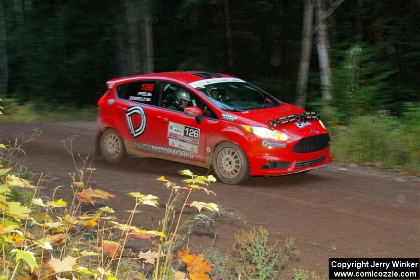 Sean Donnelly / Zach Pfeil Ford Fiesta ST on SS6, Bob Lake II.