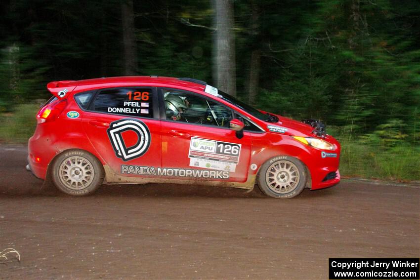 Sean Donnelly / Zach Pfeil Ford Fiesta ST on SS6, Bob Lake II.