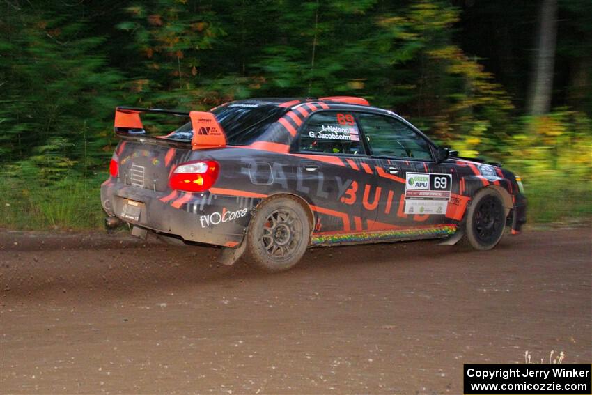 Gabe Jacobsohn / Ian Nelson Subaru WRX STi on SS6, Bob Lake II.