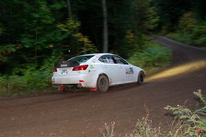 Michael Eckstein / Dylan Whittaker Lexus IS350 on SS6, Bob Lake II.