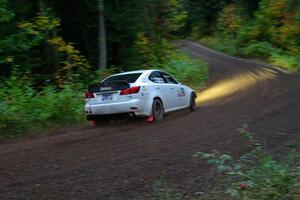 Michael Eckstein / Dylan Whittaker Lexus IS350 on SS6, Bob Lake II.