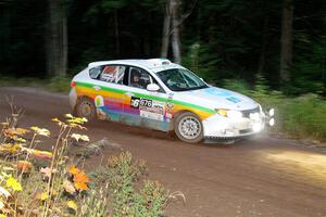 Sam Jacques / Trevor LaCombe Subaru Impreza on SS6, Bob Lake II.