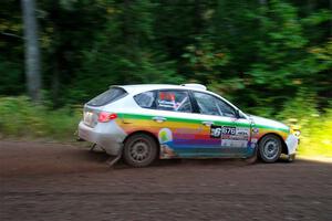 Sam Jacques / Trevor LaCombe Subaru Impreza on SS6, Bob Lake II.