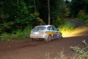 Sam Jacques / Trevor LaCombe Subaru Impreza on SS6, Bob Lake II.