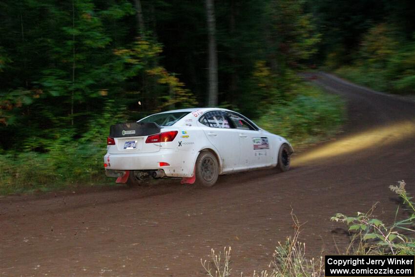 Michael Eckstein / Dylan Whittaker Lexus IS350 on SS6, Bob Lake II.