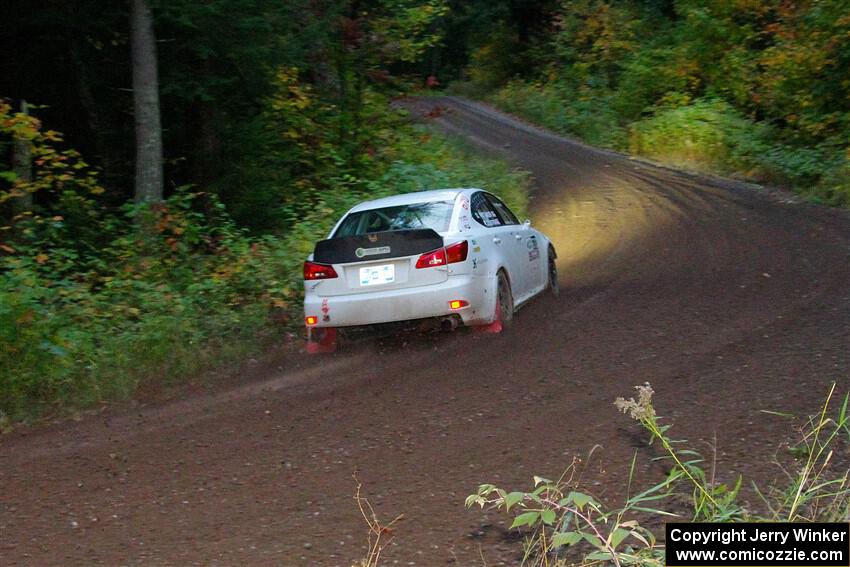 Michael Eckstein / Dylan Whittaker Lexus IS350 on SS6, Bob Lake II.