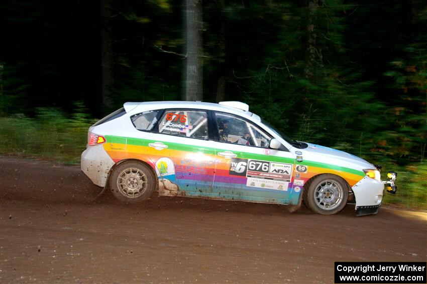 Sam Jacques / Trevor LaCombe Subaru Impreza on SS6, Bob Lake II.