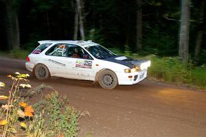 Aidan Hicks / John Hicks Subaru Impreza Wagon on SS6, Bob Lake II.