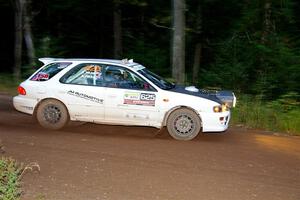 Aidan Hicks / John Hicks Subaru Impreza Wagon on SS6, Bob Lake II.