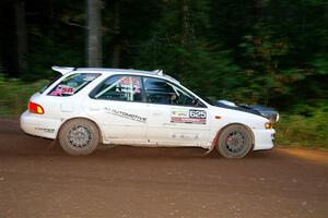 Aidan Hicks / John Hicks Subaru Impreza Wagon on SS6, Bob Lake II.