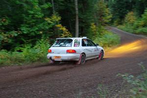 Aidan Hicks / John Hicks Subaru Impreza Wagon on SS6, Bob Lake II.