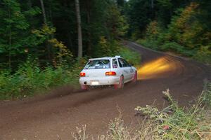 Aidan Hicks / John Hicks Subaru Impreza Wagon on SS6, Bob Lake II.