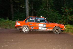 Kevin Brolin / Jim Spoth BMW 325i on SS6, Bob Lake II.