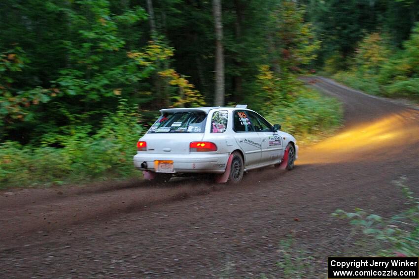 Aidan Hicks / John Hicks Subaru Impreza Wagon on SS6, Bob Lake II.