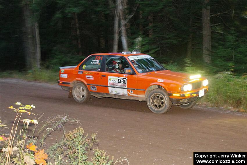 Kevin Brolin / Jim Spoth BMW 325i on SS6, Bob Lake II.