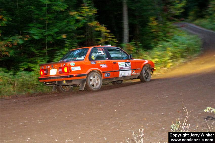 Kevin Brolin / Jim Spoth BMW 325i on SS6, Bob Lake II.