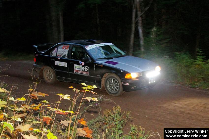 Matt Nykanen / Lars Anderson BMW 328i on SS6, Bob Lake II.