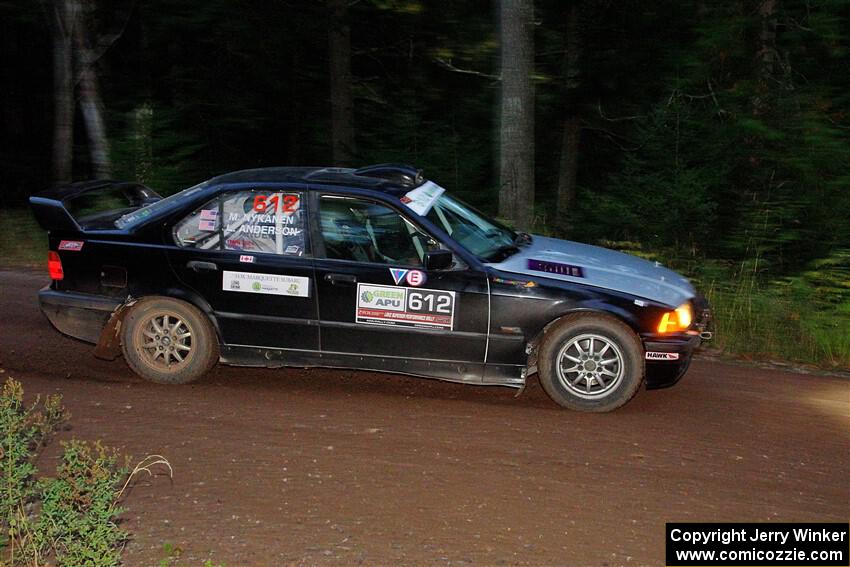 Matt Nykanen / Lars Anderson BMW 328i on SS6, Bob Lake II.