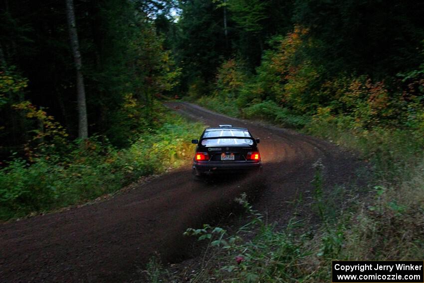 Matt Nykanen / Lars Anderson BMW 328i on SS6, Bob Lake II.