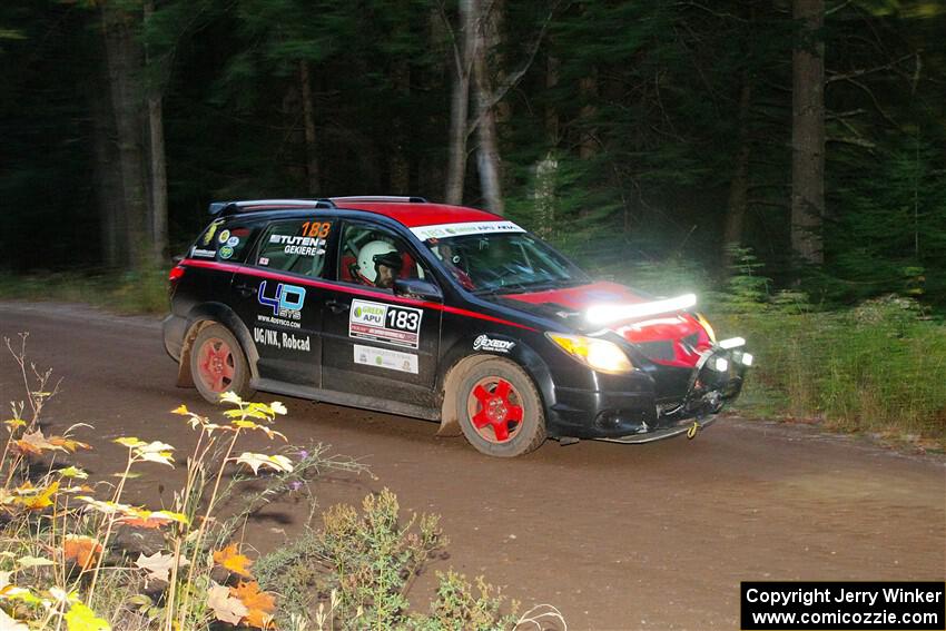 Doug Gekiere / Andrew Tuten Pontiac Vibe GT on SS6, Bob Lake II.