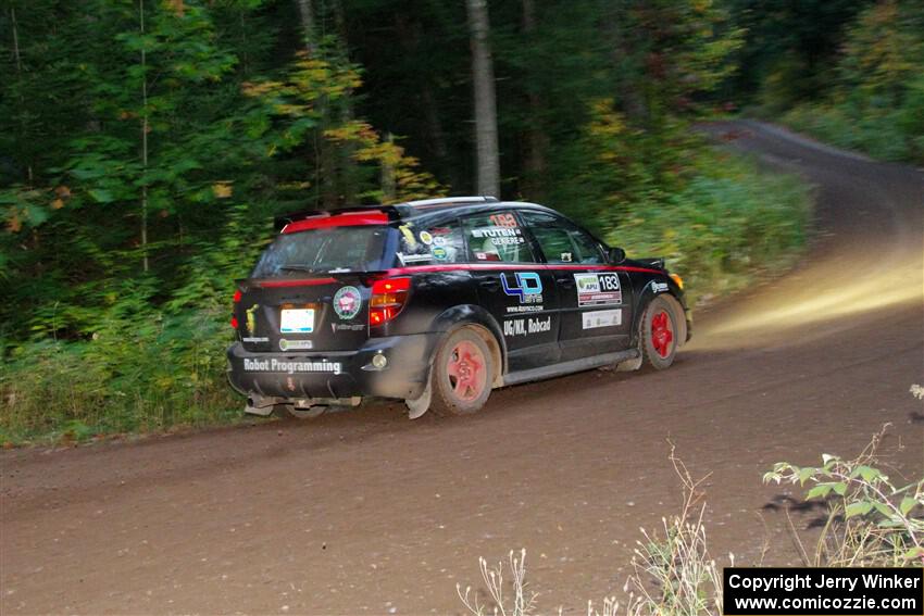 Doug Gekiere / Andrew Tuten Pontiac Vibe GT on SS6, Bob Lake II.