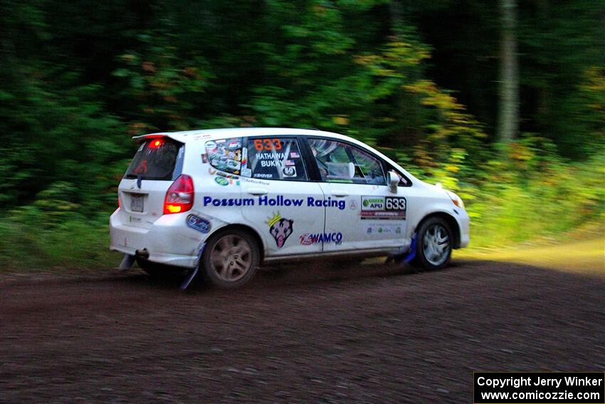 Nick Bukky / Emmons Hathaway Honda Fit on SS6, Bob Lake II.