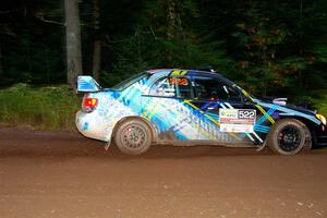 Matt James / Jackie James Subaru Impreza on SS6, Bob Lake II.