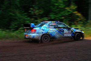 Matt James / Jackie James Subaru Impreza on SS6, Bob Lake II.