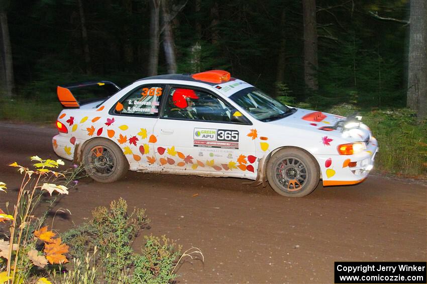 Richard Donovan / Greg Donovan Subaru Impreza on SS6, Bob Lake II.